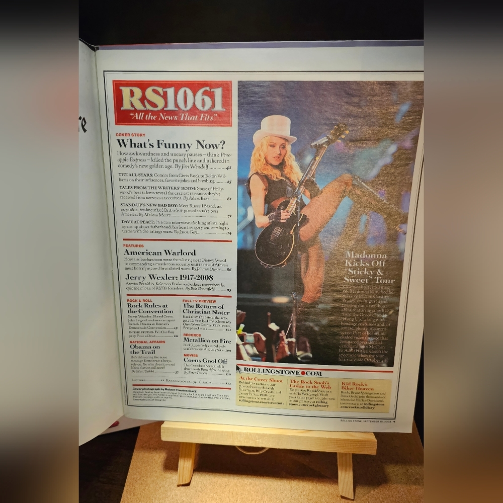 ROLLING STONE Magazine: Issue #1061 - 9-18-2008 - Picture 4 of 5